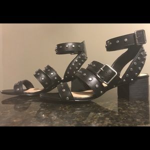 BCBGeneration Genuine Leather Studded Sandal